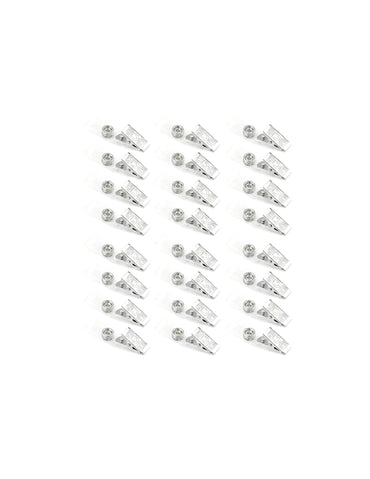 RF05IDPC0025/ Kits de badges d'identification tout-en-un, pochettes de plastification de 5 mil avec clips, paquet de 25