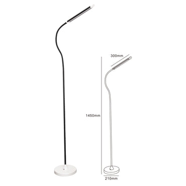 RFL-1300/ LED Floor Lamp, Stylish Modern Design Featuring 11.8" Lamp Head