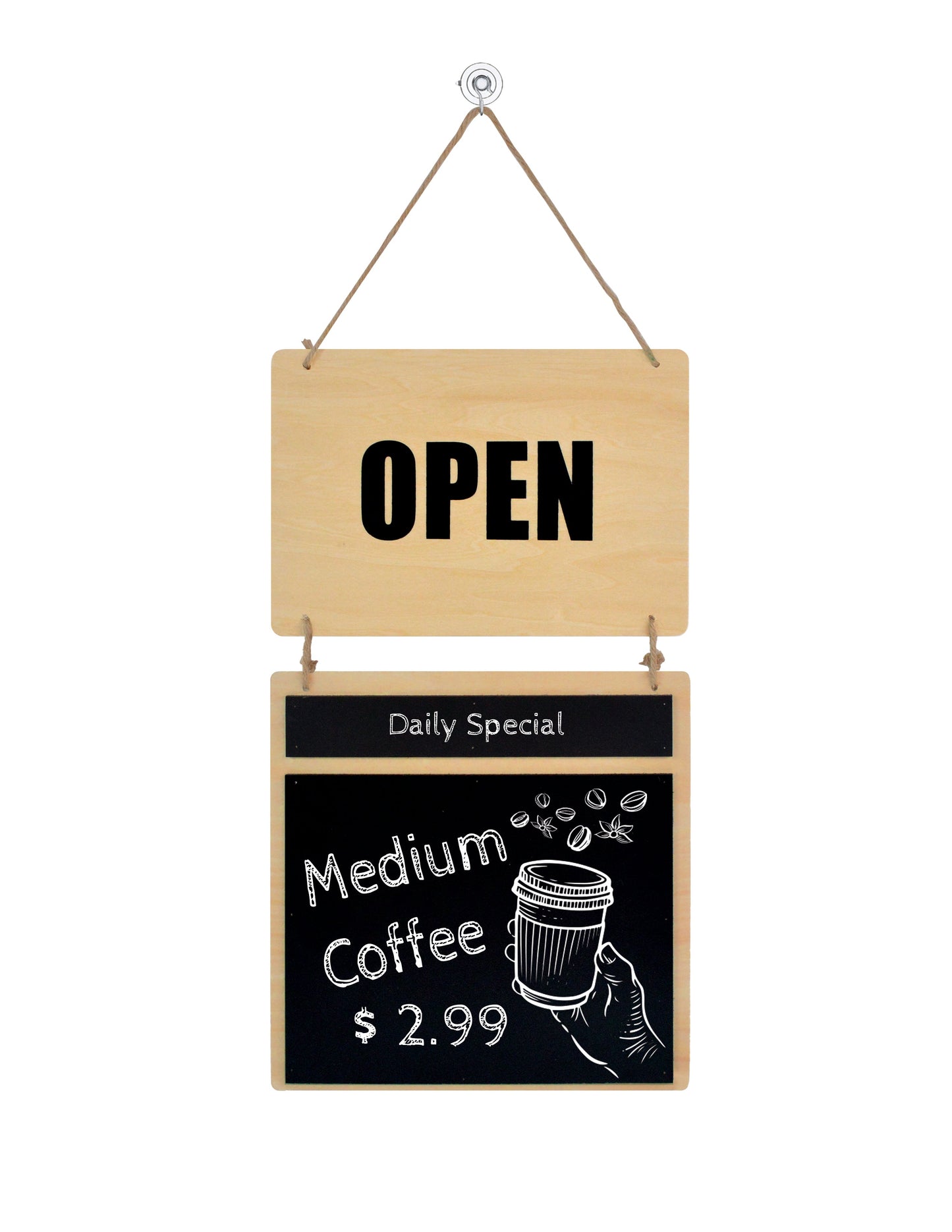 RSB-400E/ Open Sign with Message Board