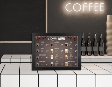 RSB-LET1/ LED Tabletop Sign Holder, Letter or A3 Size