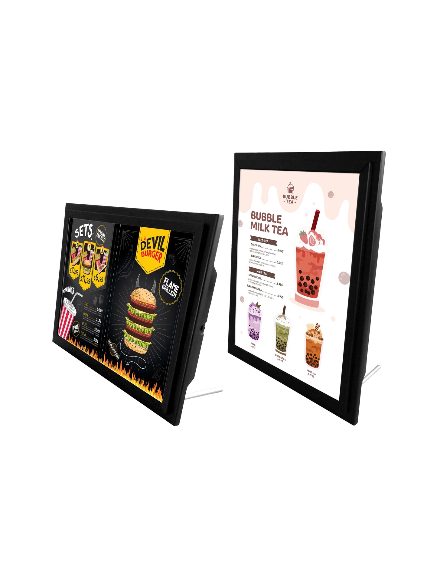 RSB-LET1/ LED Tabletop Sign Holder, Letter or A3 Size