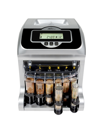 FS2D-CA-N/ 2-Row Digital Coin Sorter (Refurbished)