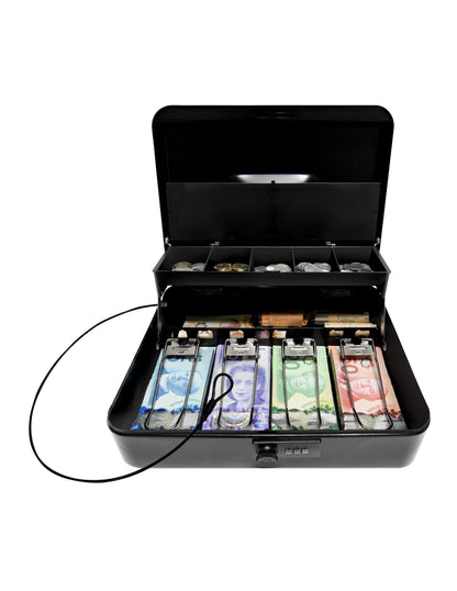 MCBC-2200/ TIERED TRAY DELUXE COMBINATION  CASH BOX (Refurbished)