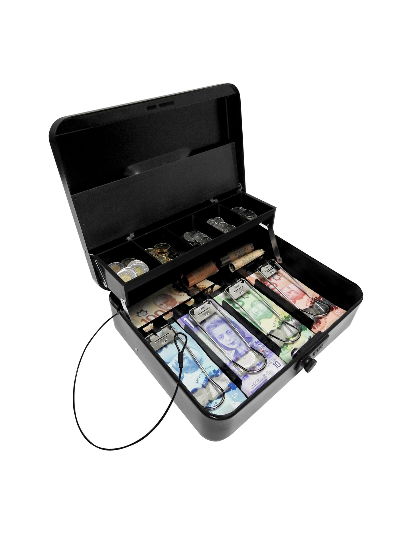 MCBC-2200/ TIERED TRAY DELUXE COMBINATION  CASH BOX (Refurbished)