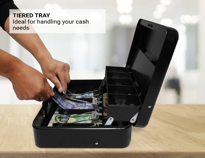 MCBC-2200/ TIERED TRAY DELUXE COMBINATION CASH BOX (Refurbished)