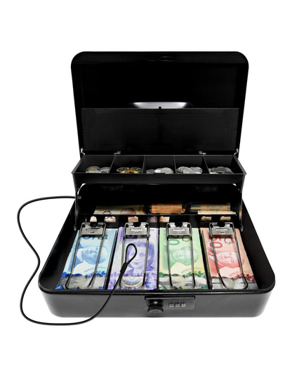 MCBC-2200/ TIERED TRAY DELUXE COMBINATION CASH BOX (Refurbished)