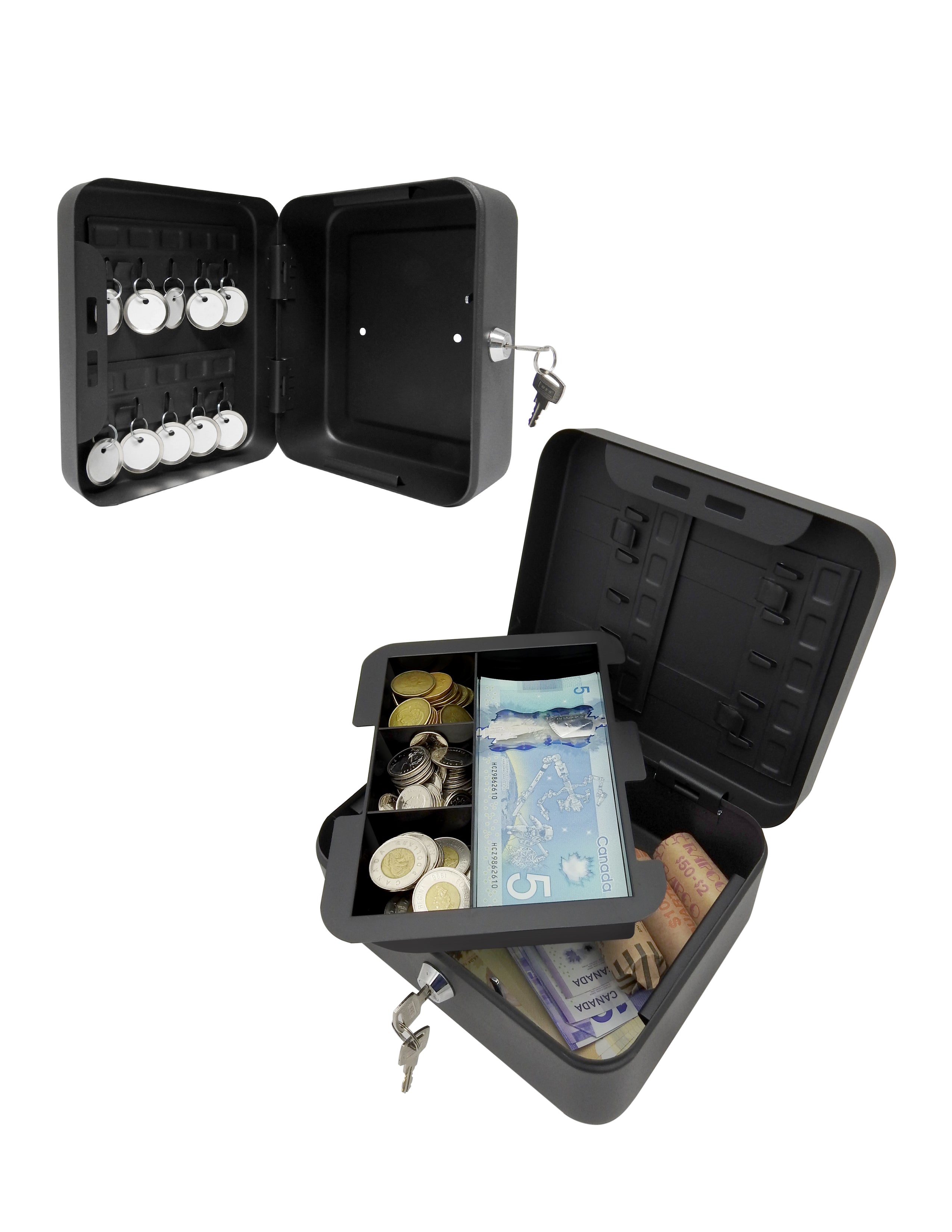 MCBK-1000/ DUAL FUNCTION CONVERTIBLE CASH BOX & KEY SECURITY BOX (Refu ...