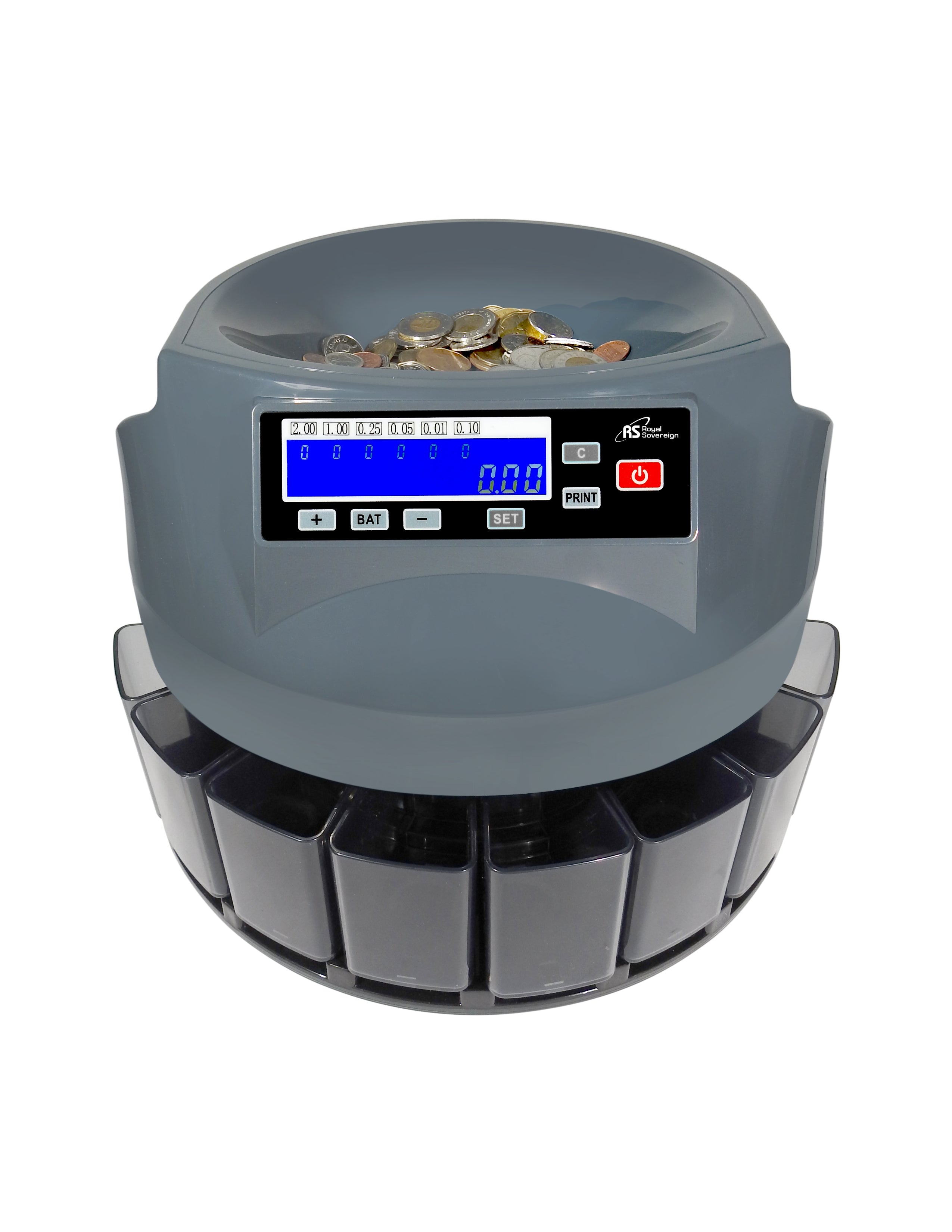 RC500-CA/ Automatic Quicksort Canadian Coin Counter, Sorter and Wrappe ...