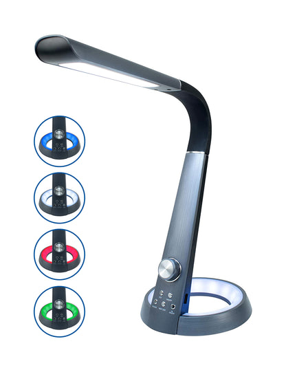 RDL-110U/ LED Desk Lamp with USB and Night Light