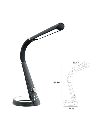RDL-110U/ LED Desk Lamp with USB and Night Light