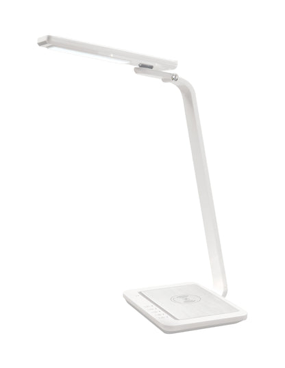 RDL-140QI-W/ LED Desk Lamp with Wireless Fast Charging