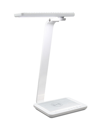 RDL-140QI-W/ LED Desk Lamp with Wireless Fast Charging