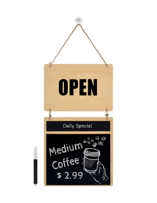 RSB-400E/ Open Sign with Message Board