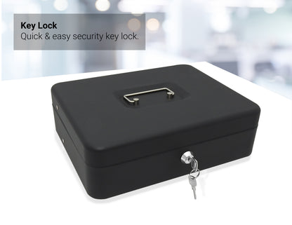 CMCB-400/ Tiered Cash Box with 5 Coin Compartments & 4 Spring-Loaded Bill Compartments (Refurbished)