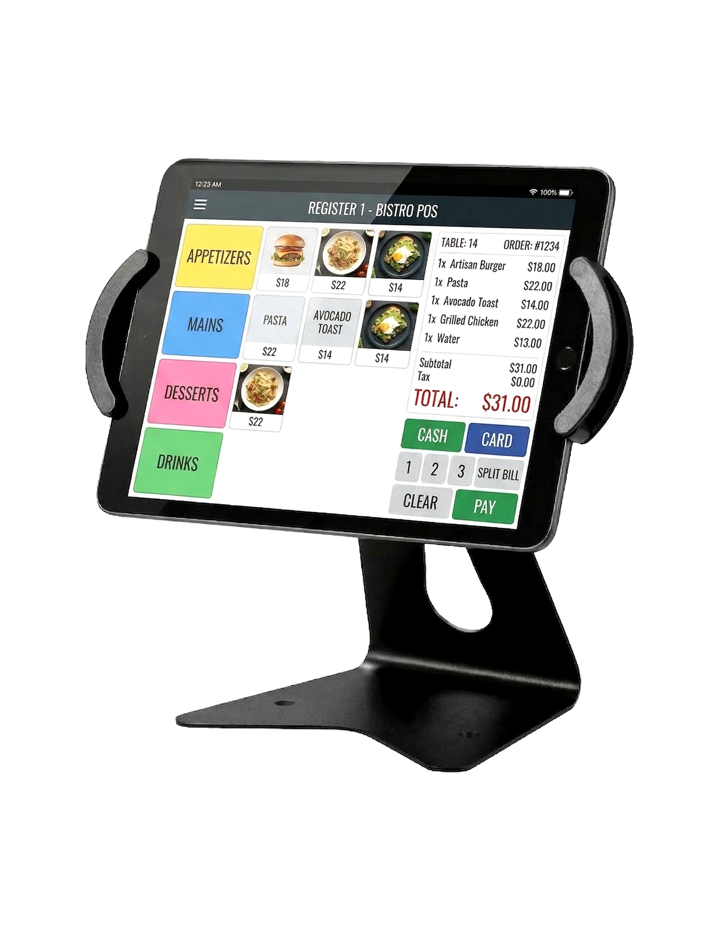 RSB-LET1/ Support de panneau de table à LED, format lettre ou A3