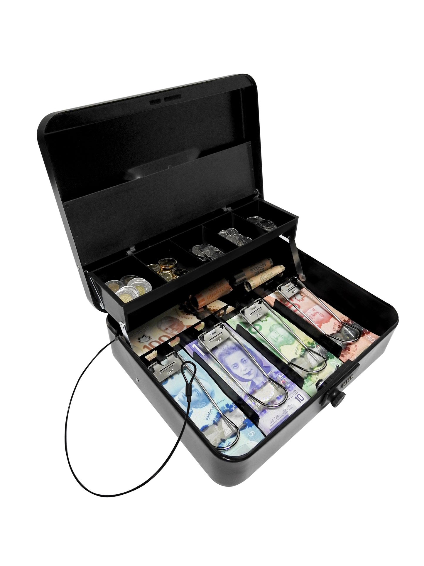 MCBC-2200/ TIERED TRAY DELUXE COMBINATION CASH BOX (Refurbished)